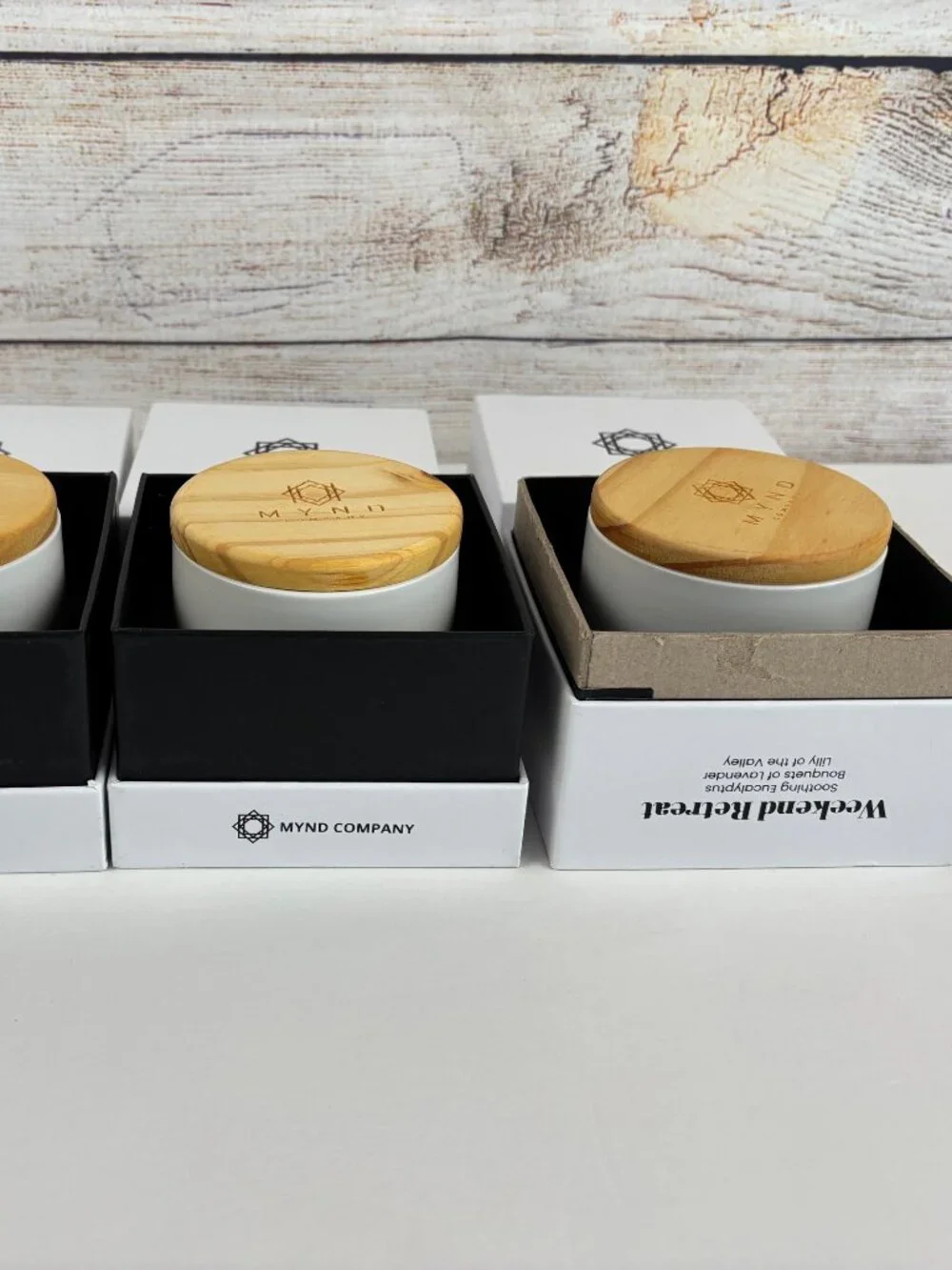 Aromatherapy Candles MYND Company Grapefruit Bellini, Weekend Retreat (Lot of 3)